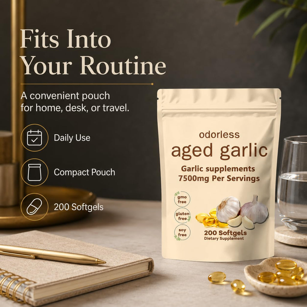 Aged Garlic Extract Softgels 200 Count D32612