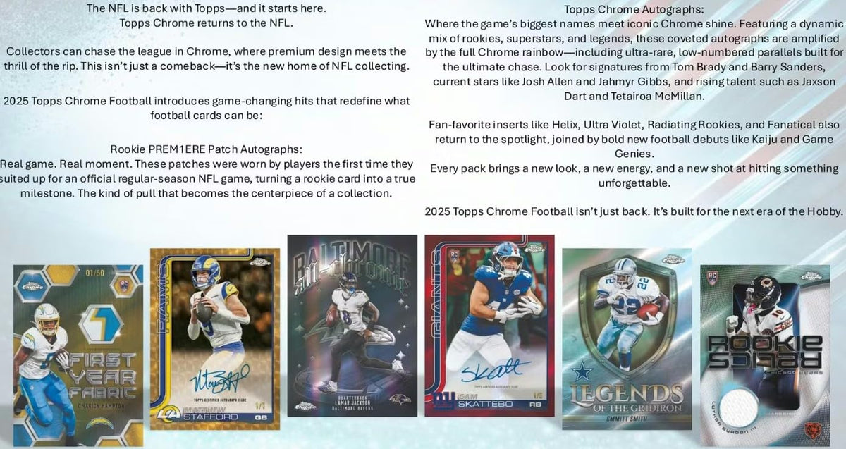 2025 Football Card Mega Box E141