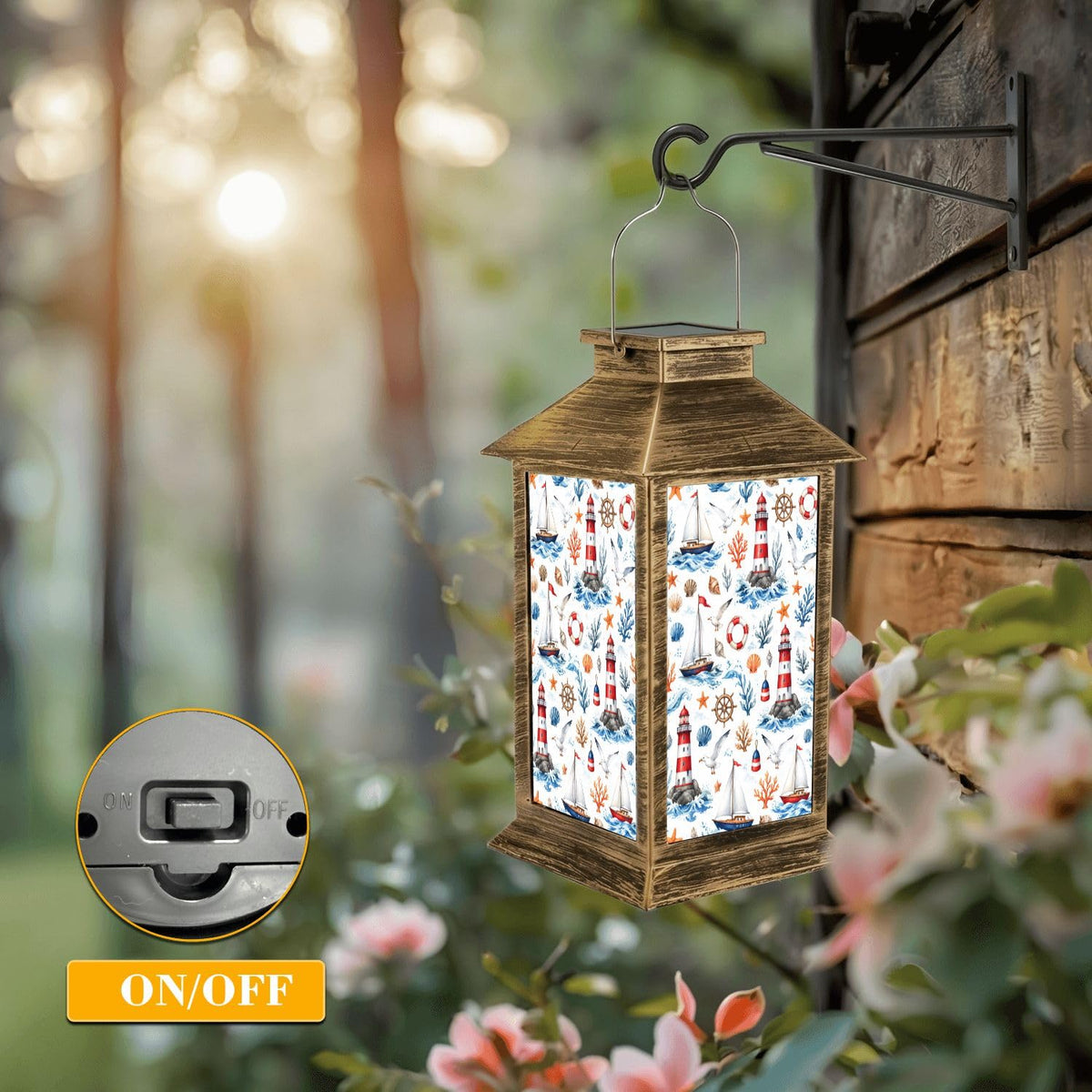 Waterproof LED Solar Lantern M97765