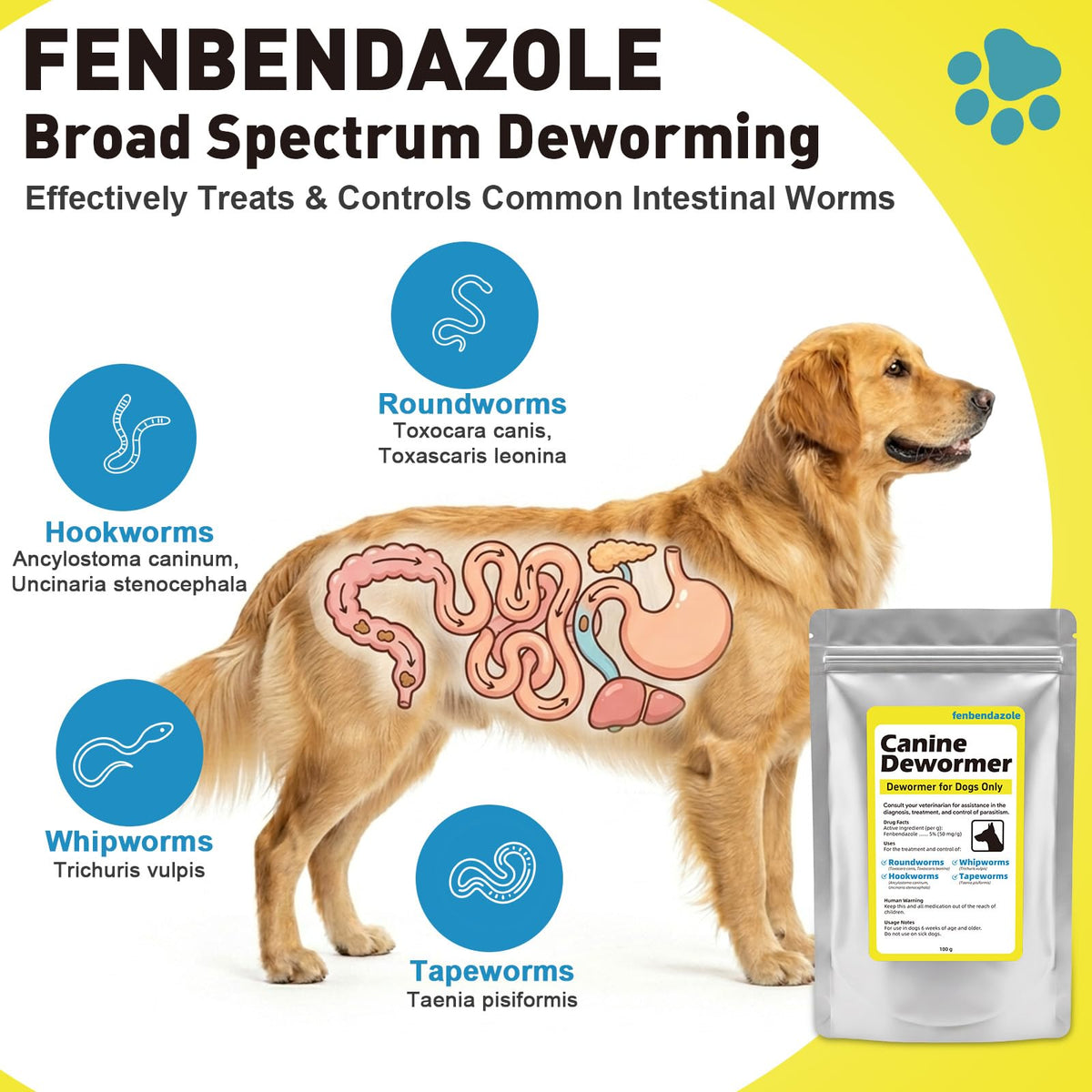 Dewormer for Dogs 100g T262897