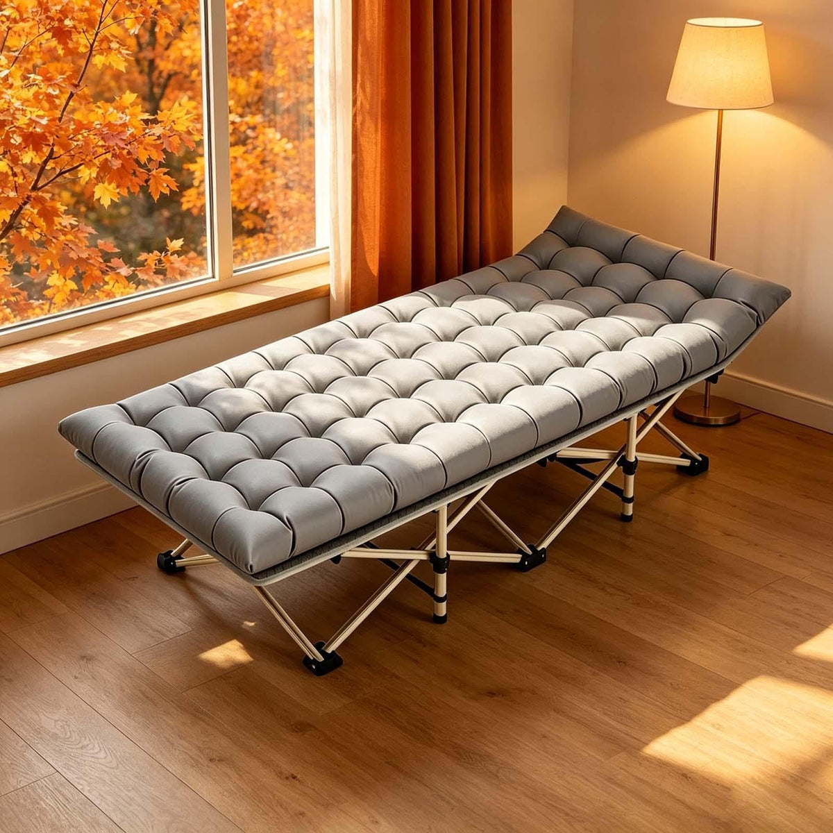Foldable Sleeping Cot with Pad Q456