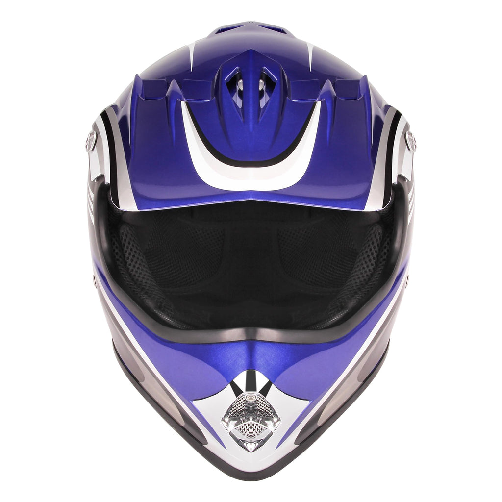 Youth Motocross Offroad Dirt Bike Helmet with Goggles DOT Approved R3179