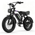 1500W 80 Miles 48V 20AH Electric Bike B190