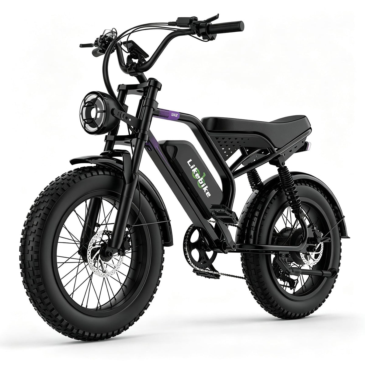 1500W 80 Miles 48V 20AH Electric Bike B190