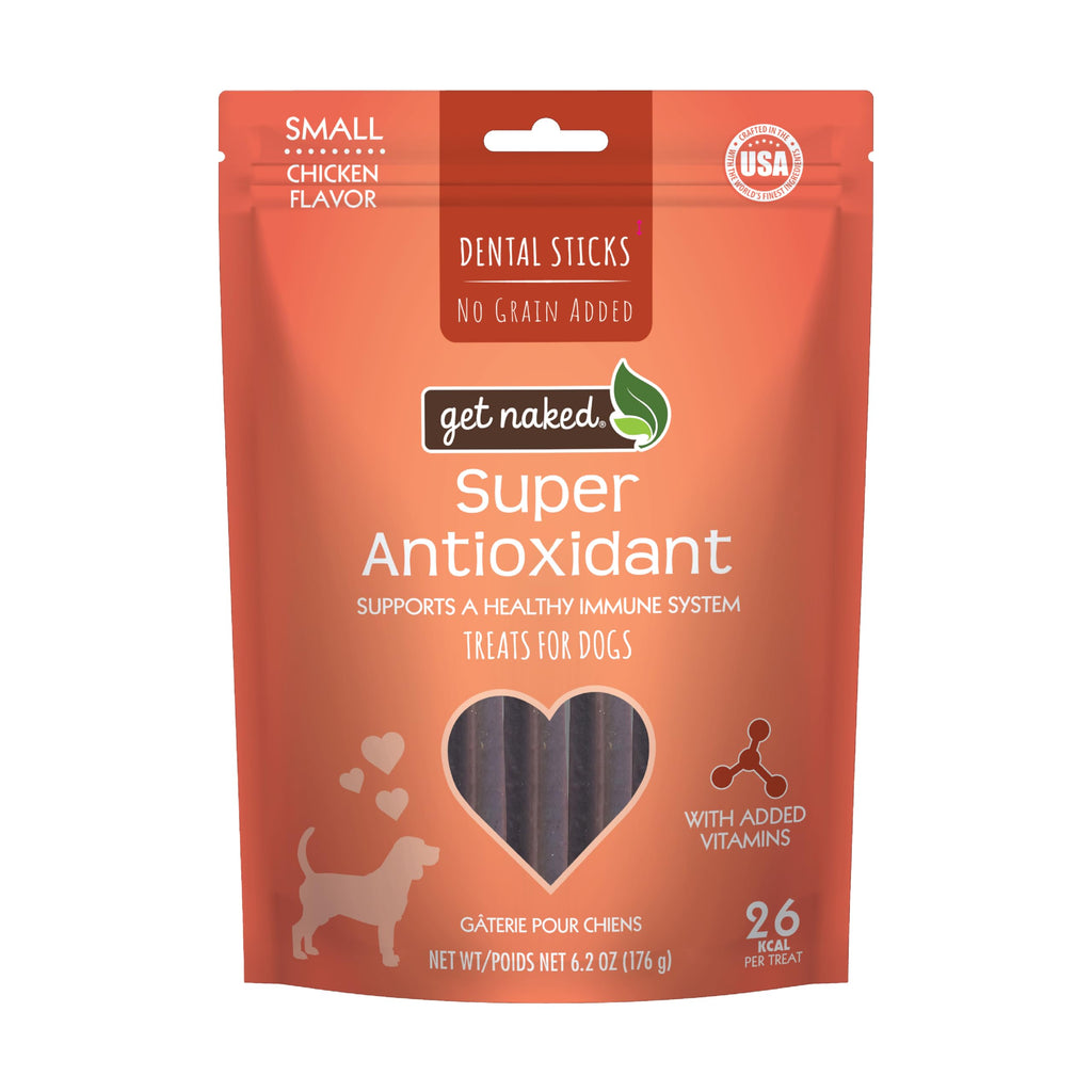 Grain-Free Dental Chew Sticks for Small Dogs, 6.2 oz I504955