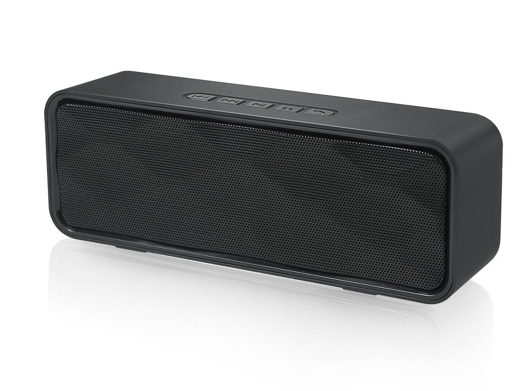 Black Portable Wireless Bluetooth Speaker with AUX USB TF Card Slot J404342