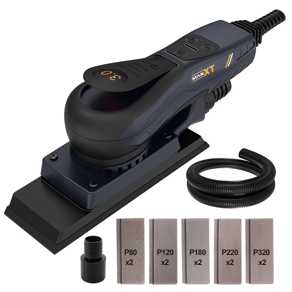 Brushless 3mm Orbital Sander 350W Variable Speed with 10 Sanding Paper H919421