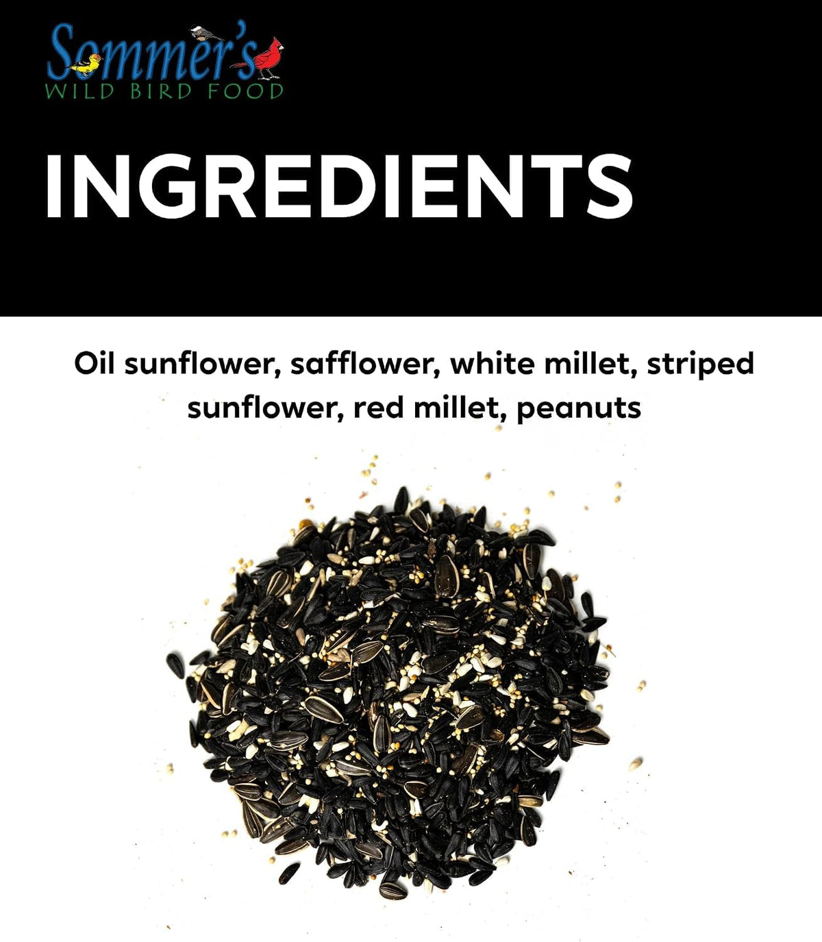 Wild Bird Seed 20 lb Sunflower Blend B676926
