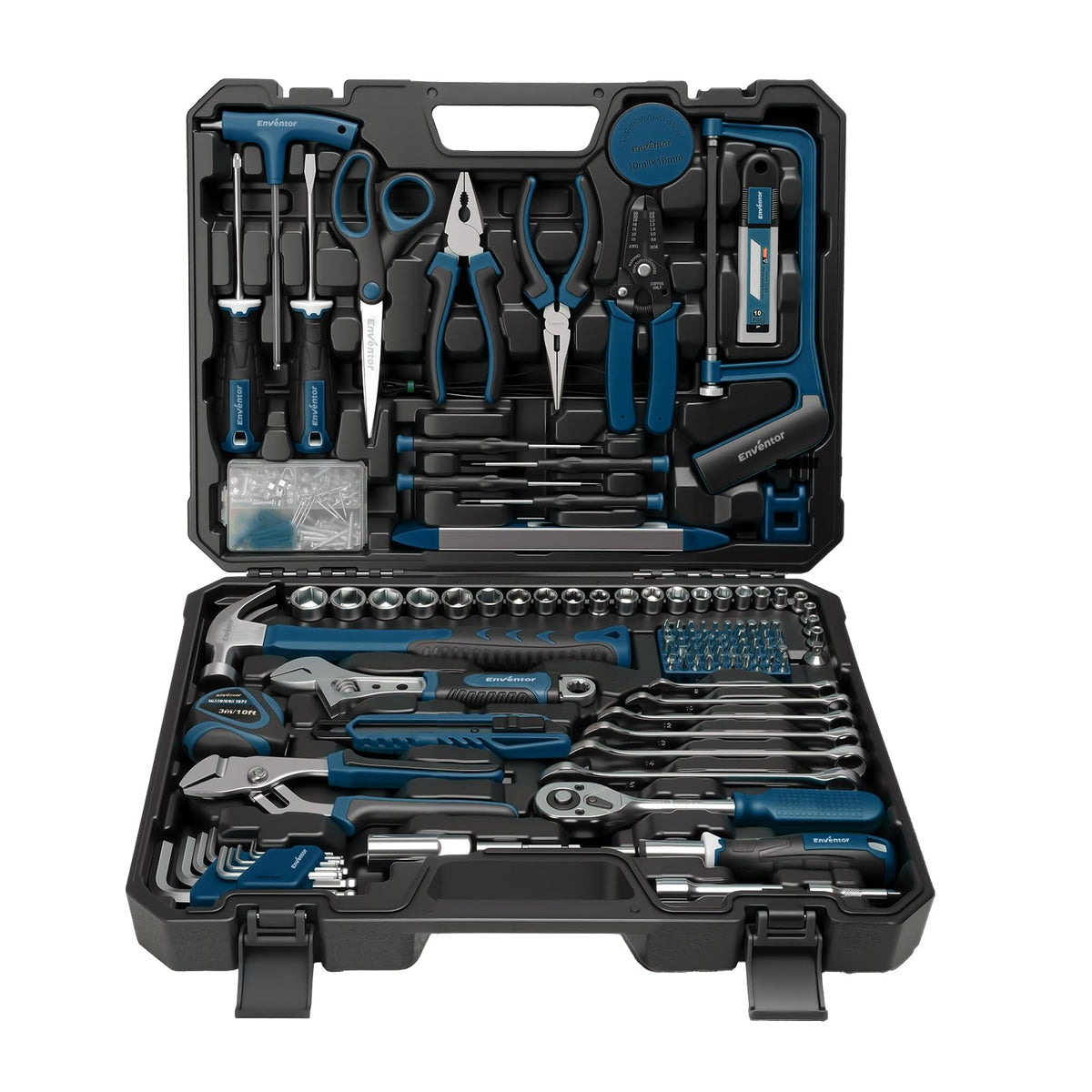 220 Pieces Blue Tool Set with Molded Storage Case A974181