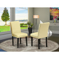 PU Leather Accent Chair with Black Legs J342