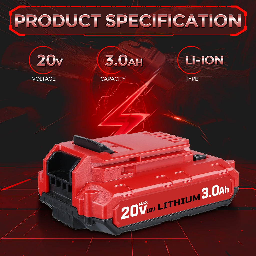 20V Li-ion Replacement Battery S6737