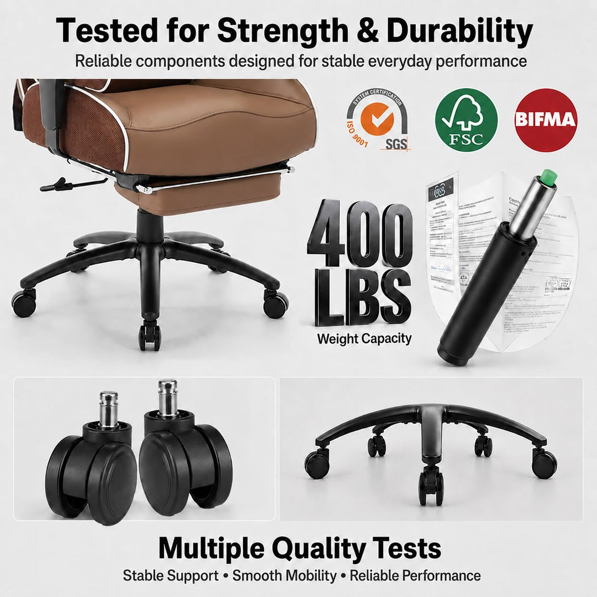 Big and Tall Office Chair with Lumbar Support L196643