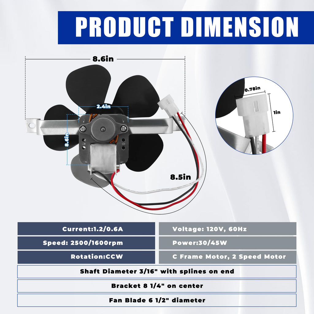 Range Hood Fan Motor N312