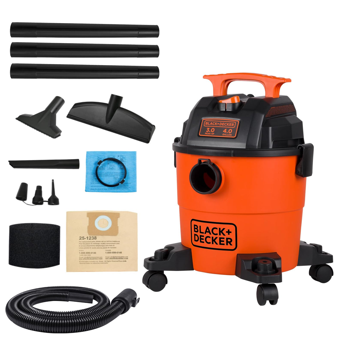 4 Gallon 3-in-1 Wet and Dry Shop Vacuum C261