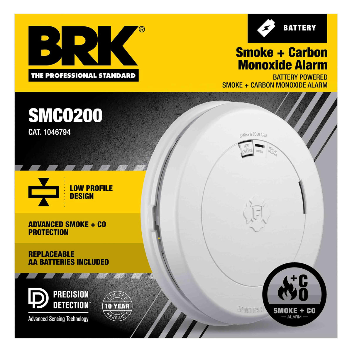 Battery Combination Smoke & Carbon Monoxide Alarm V292853