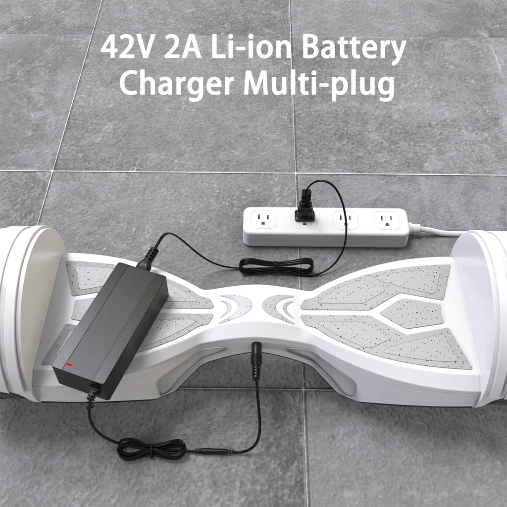 42V 2A Electric Scooter Charger with 7-in-1 Plugs J7536