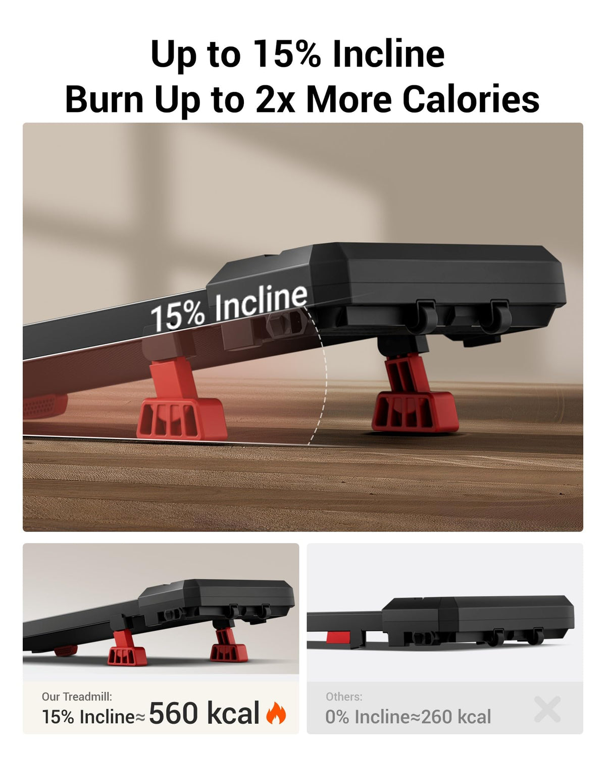 15% Incline Treadmill K40073