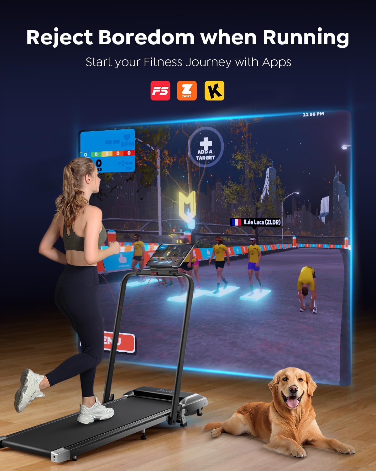 Foldable Treadmill with Incline I94455