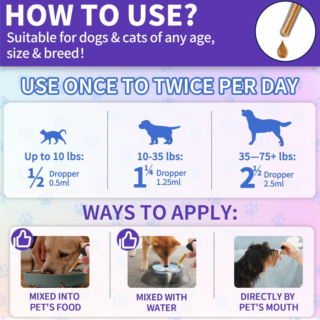 Flea and Tick Support for Dogs and Cats 60ml S3005