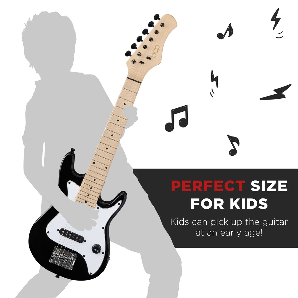 30in Kids Electric Guitar Starter Kit with Amplifier K40448