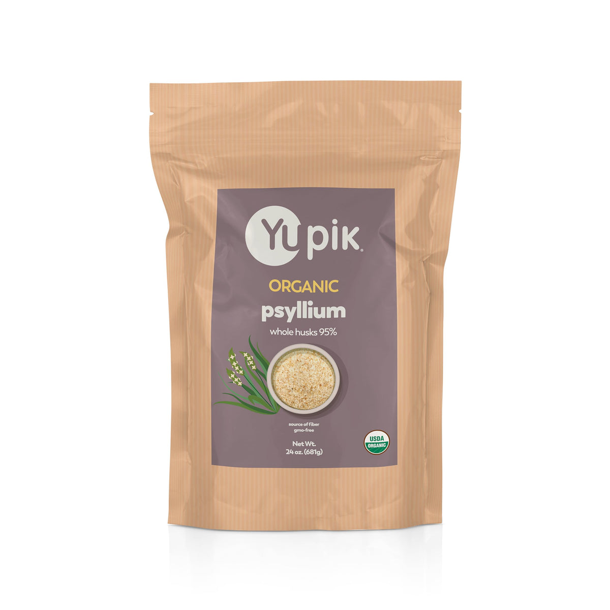 Organic Whole Husk Psyllium 24 Oz D8787