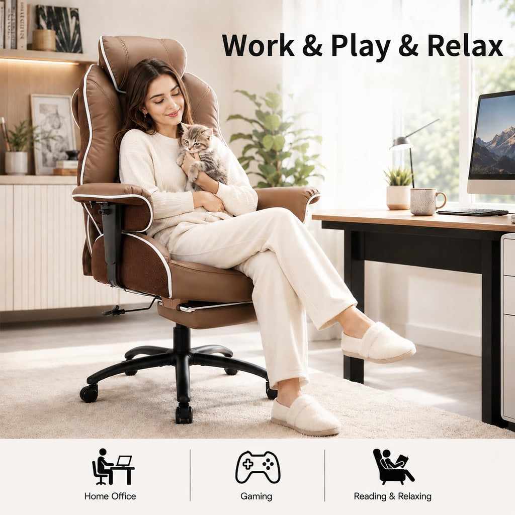 Big and Tall Office Chair with Lumbar Support L196643