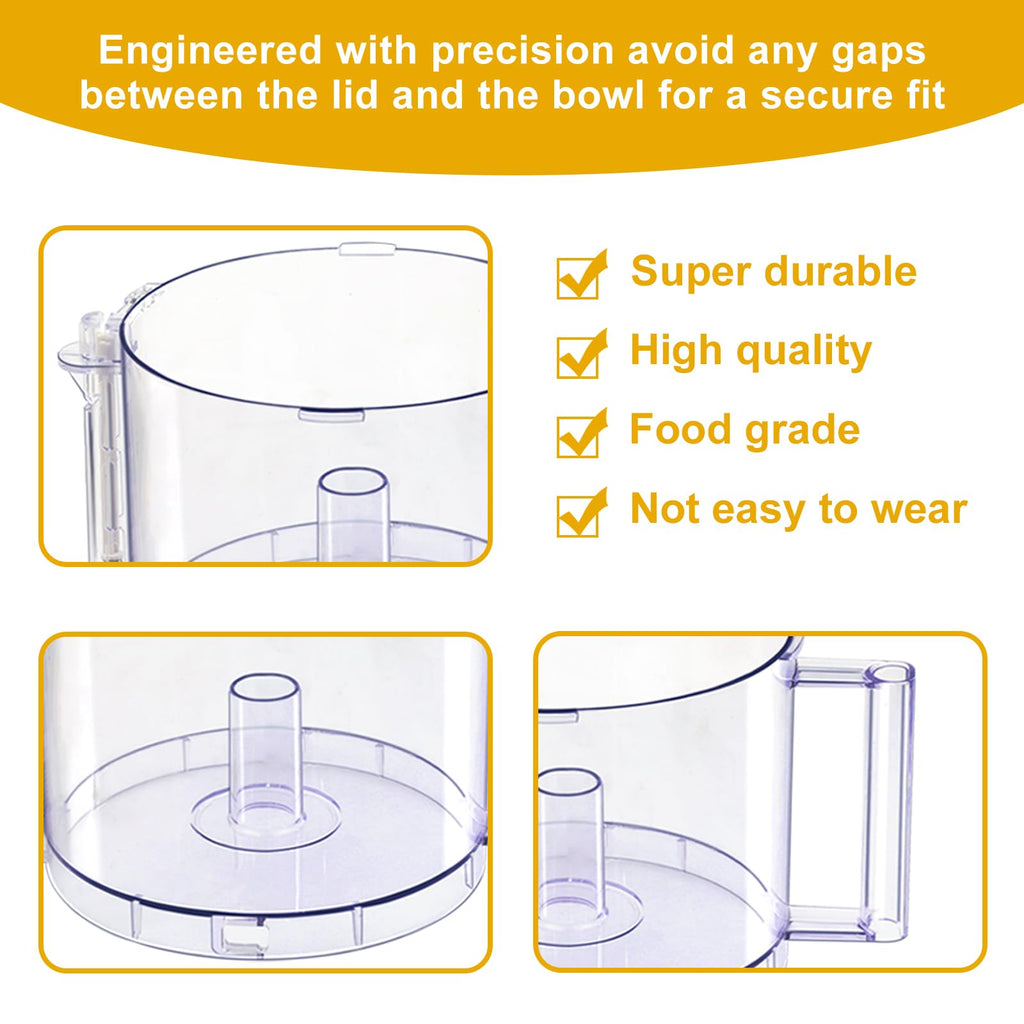 14-Cup Food Processor Work Bowl with Gray Handle F364329