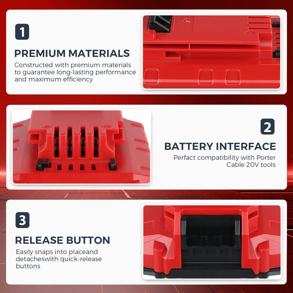 20V Li-ion Replacement Battery S6737