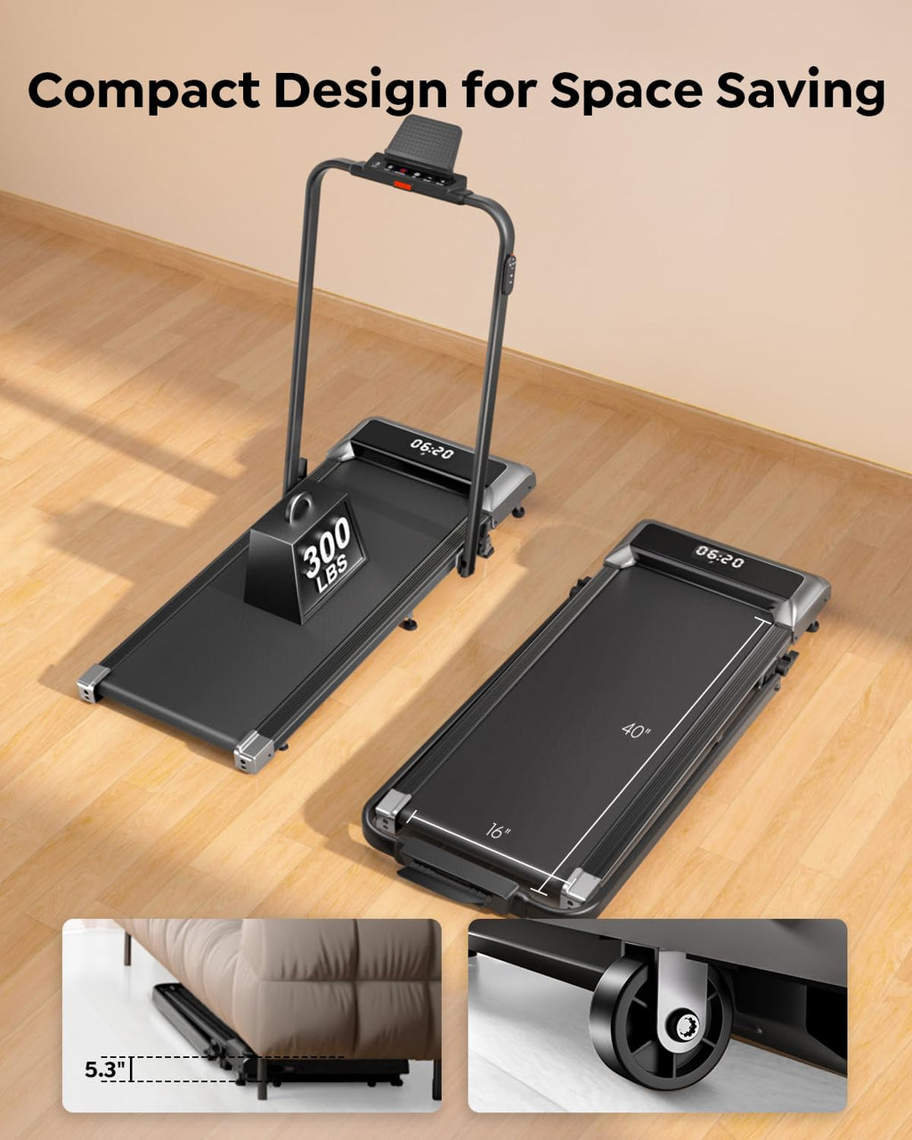Foldable Treadmill with Incline I94455
