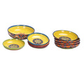 Ceramic Pasta Bowl Set of 9, Microwave & Dishwasher Safe G921