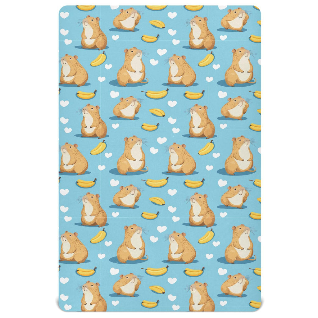 Soft Breathable Microfiber Fitted Crib Sheet, Standard Size 28in x 52in S5494