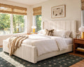 Full Size Velvet Headboard Bed Frame P443