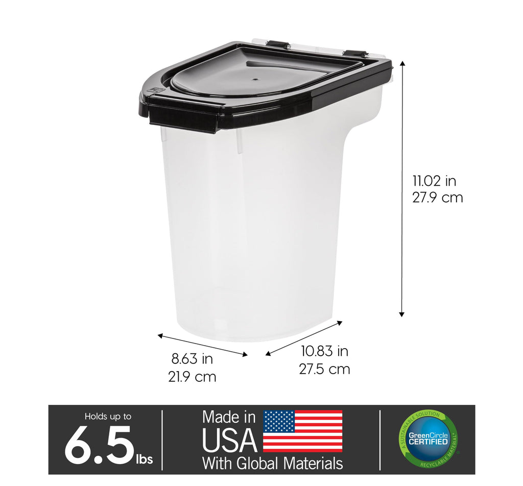 Black Dog Food Storage Container M712