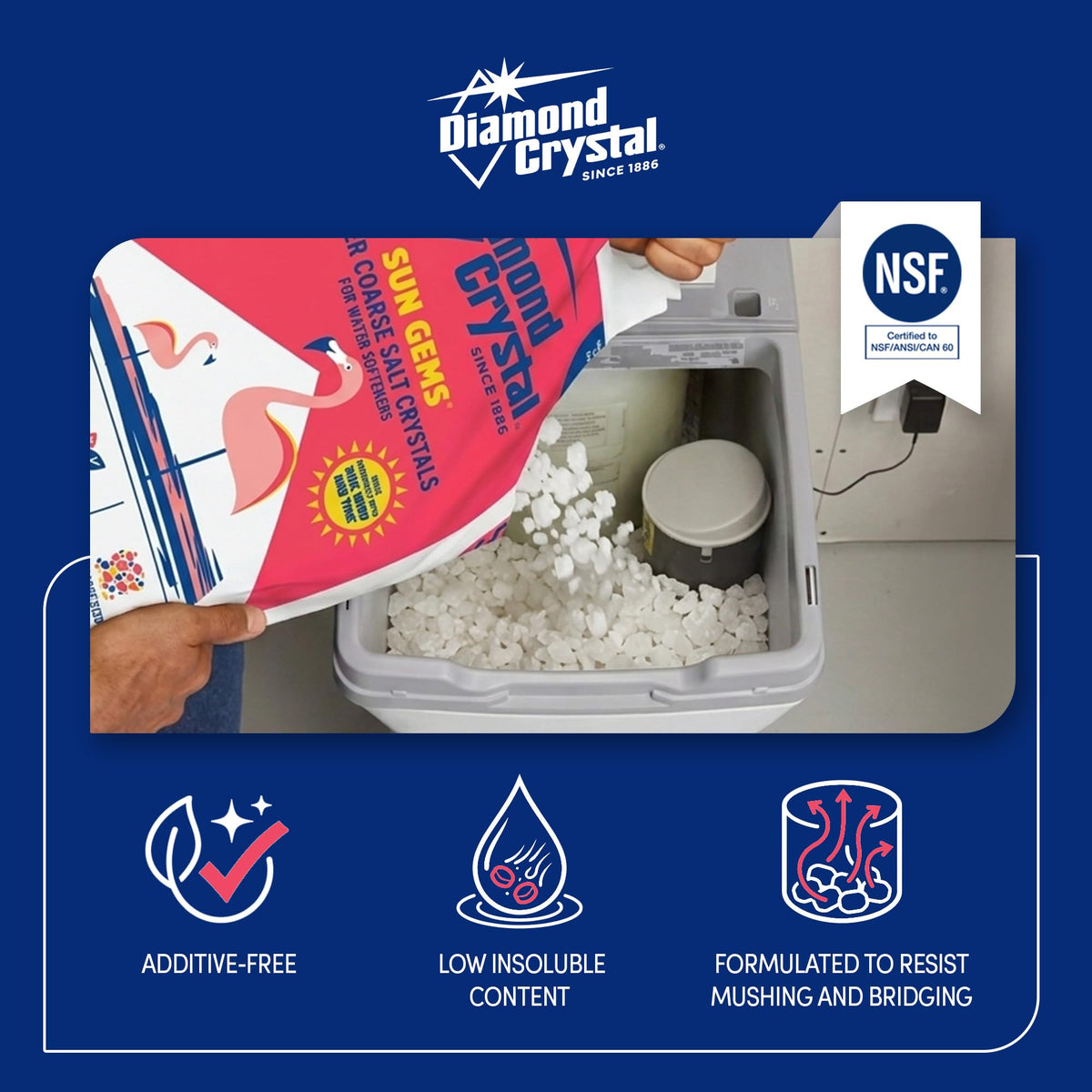 2 Pack Super Coarse Water Softener Salt, 40 Pounds K60536
