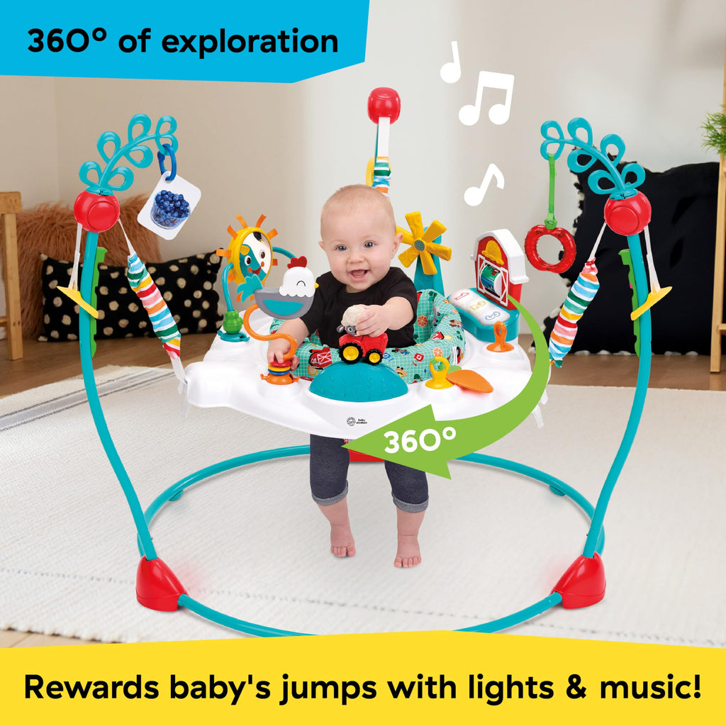 2-in-1 Baby Jumper Activity Center with Lights & Sounds N333