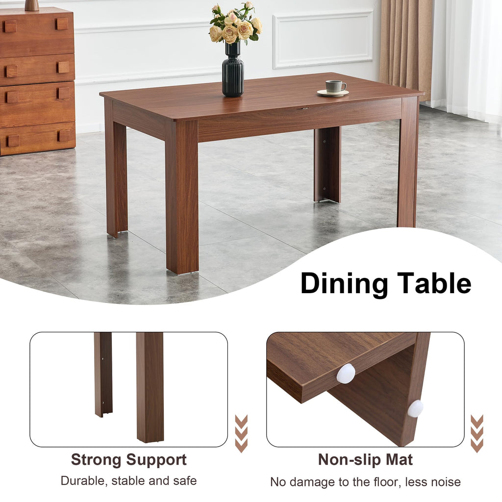 9 Piece Extendable Rectangular Dining Table Set with 8 Chairs A794032