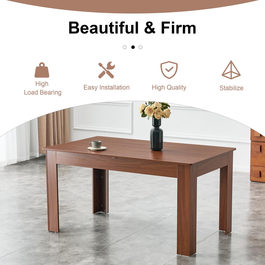 9 Piece Extendable Rectangular Dining Table Set with 8 Chairs A794032