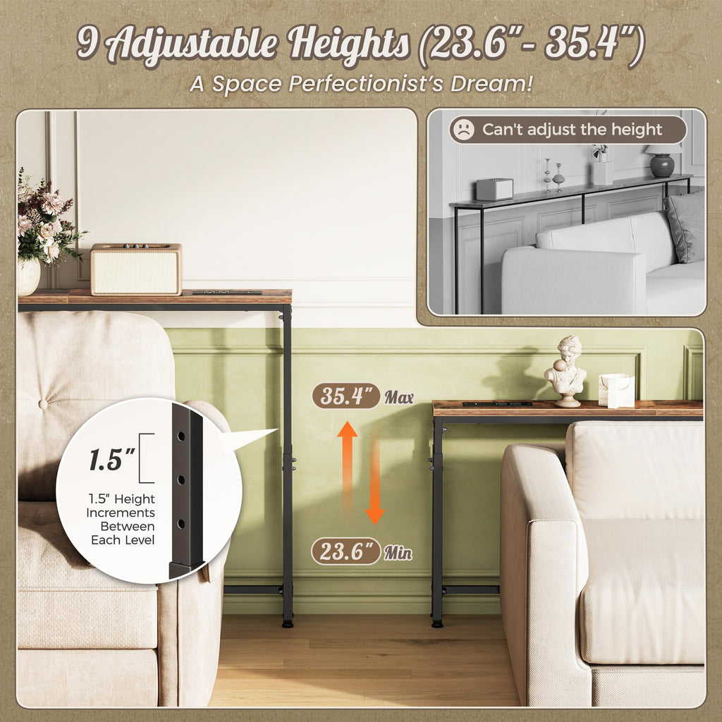 Narrow Console Table with Power Outlets & USB-C R44997