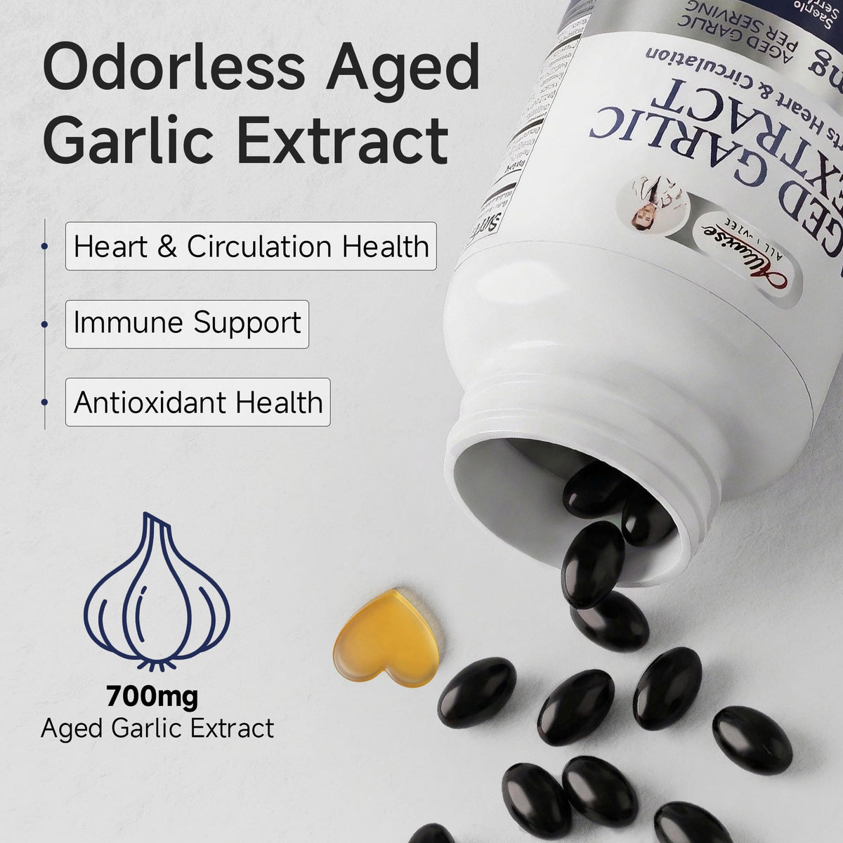 Aged Black Garlic Extract 700mg Supplements L115