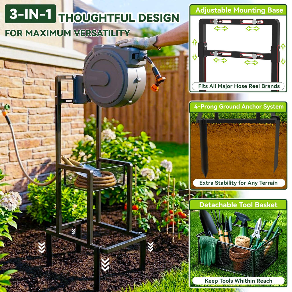 Retractable Hose Reel Stand/Mounting Post Z7818