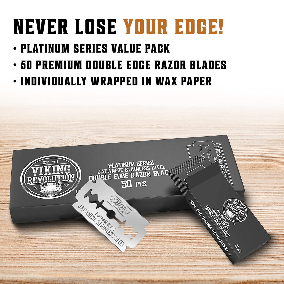 Double Edge Razor Blades 50 Count L864886