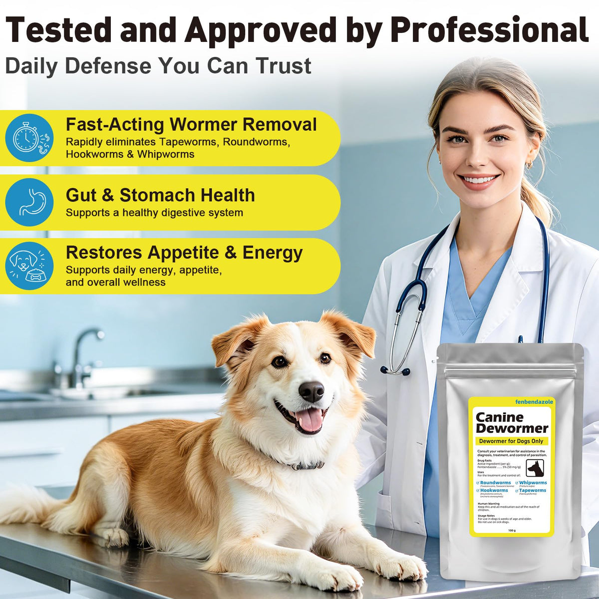 Dewormer for Dogs 100g T262897