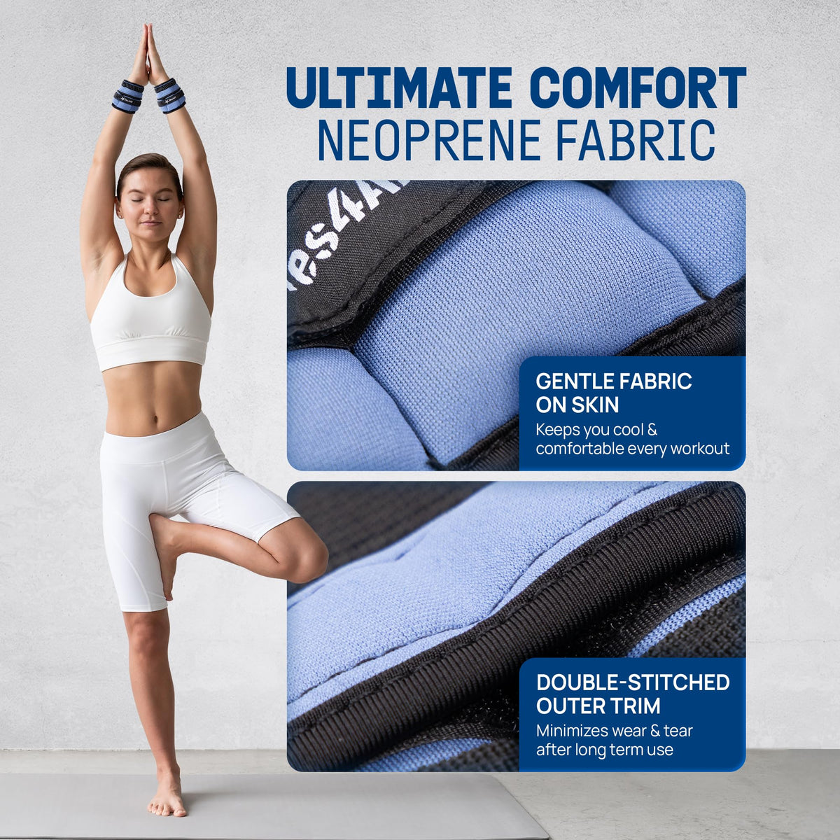 Adjustable Wrist & Ankle Weights 3.5/5 LB Pair L691269