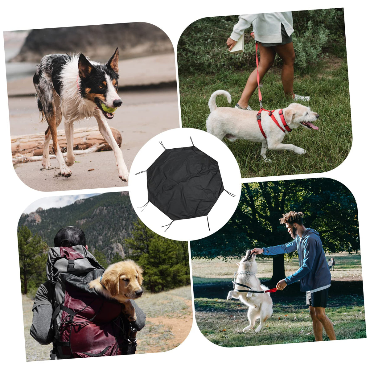 Outdoor Dog Playpen Roof Cover S836948