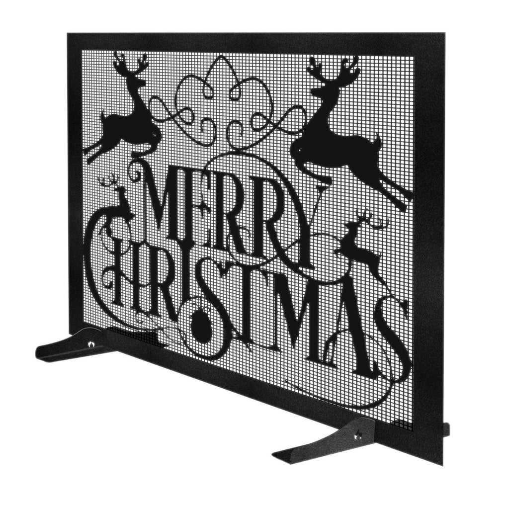 Christmas Fireplace Screen N721