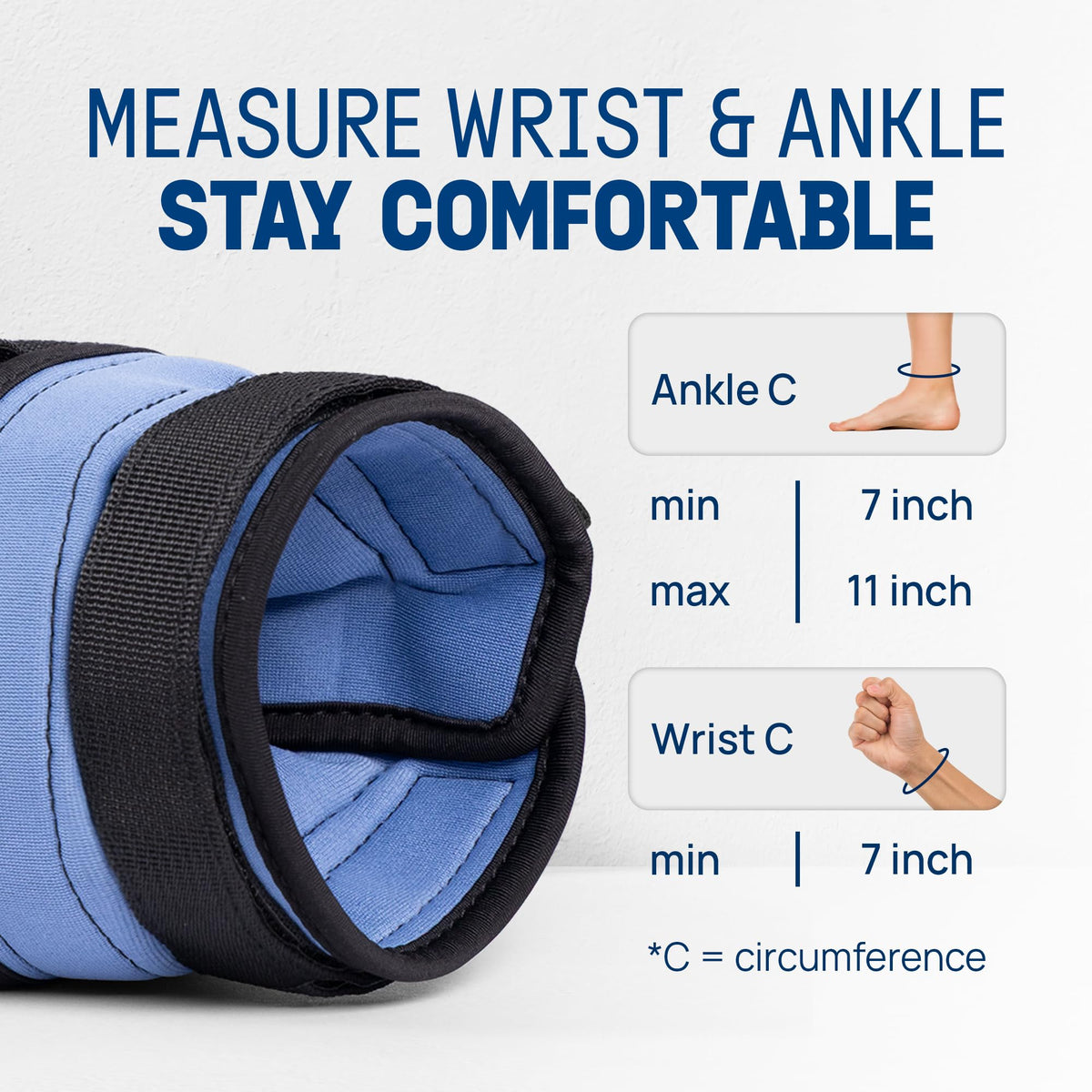 Adjustable Wrist & Ankle Weights 3.5/5 LB Pair L691269