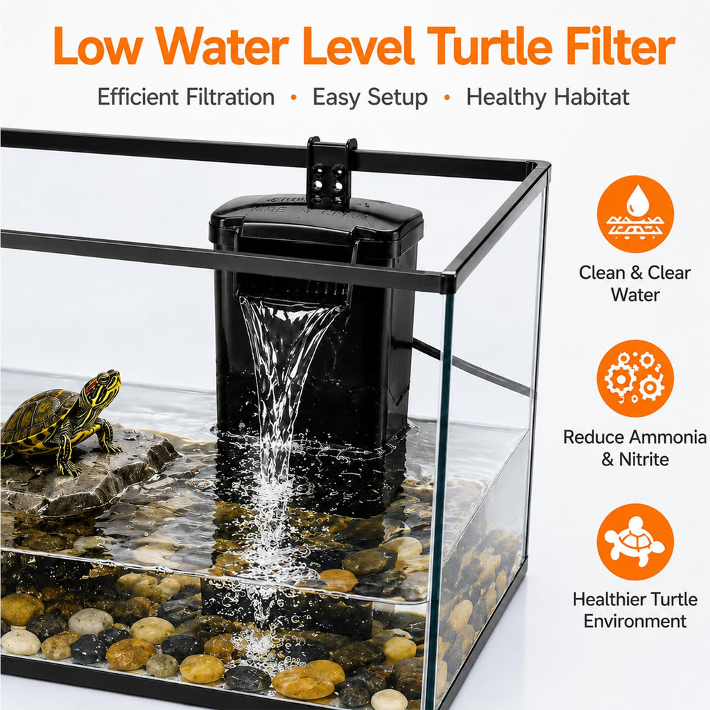 Acrylic Aquarium Starter Kit with UVB/UVA Lamp, Filter, Basking Platform & Lid R3647