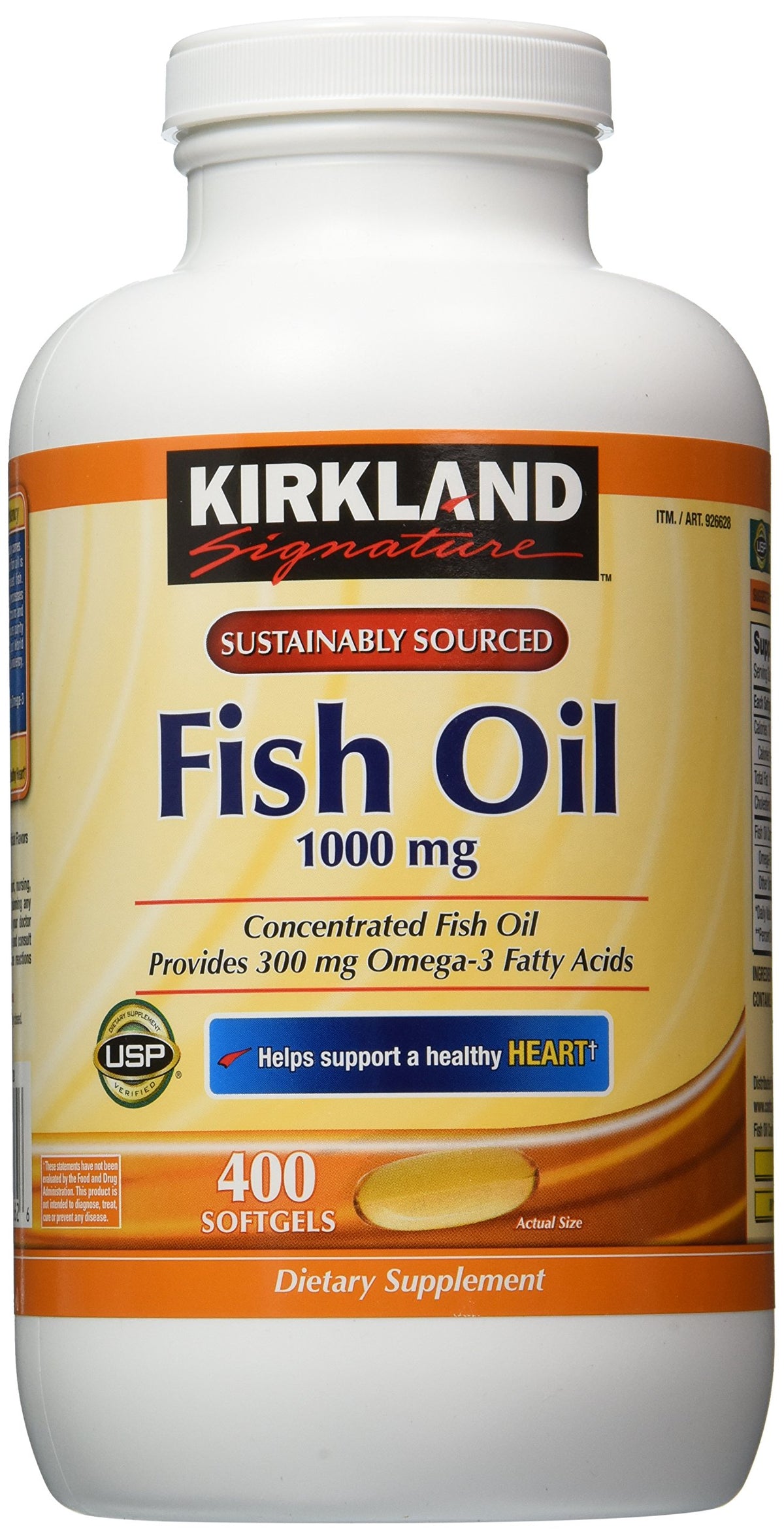 Omega-3 Fish Oil Concentrate 400 Softgels G70968