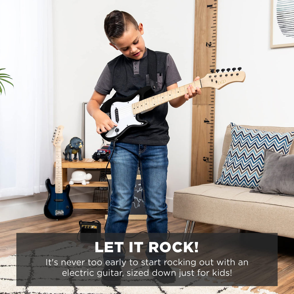 30in Kids Electric Guitar Starter Kit with Amplifier K40448