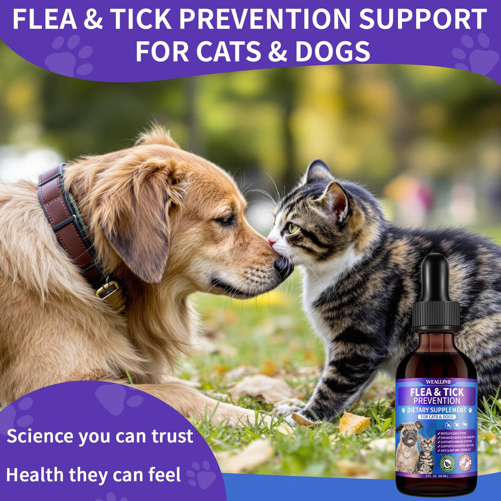 Flea and Tick Support for Dogs and Cats 60ml S3005